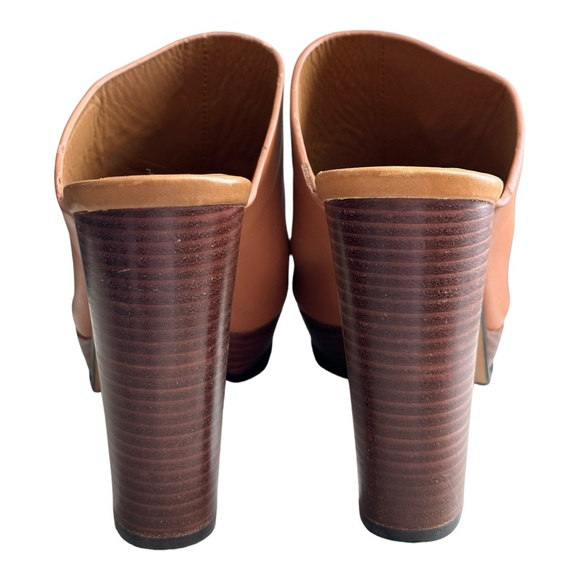 See by Chloe Women's Alex Leather Clog Platform Sandals Brown Size 40 EU/10 US - Picture 6 of 14